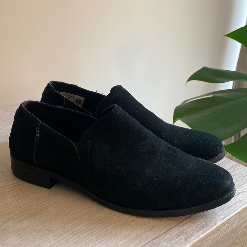 Toms suede shaye low flats